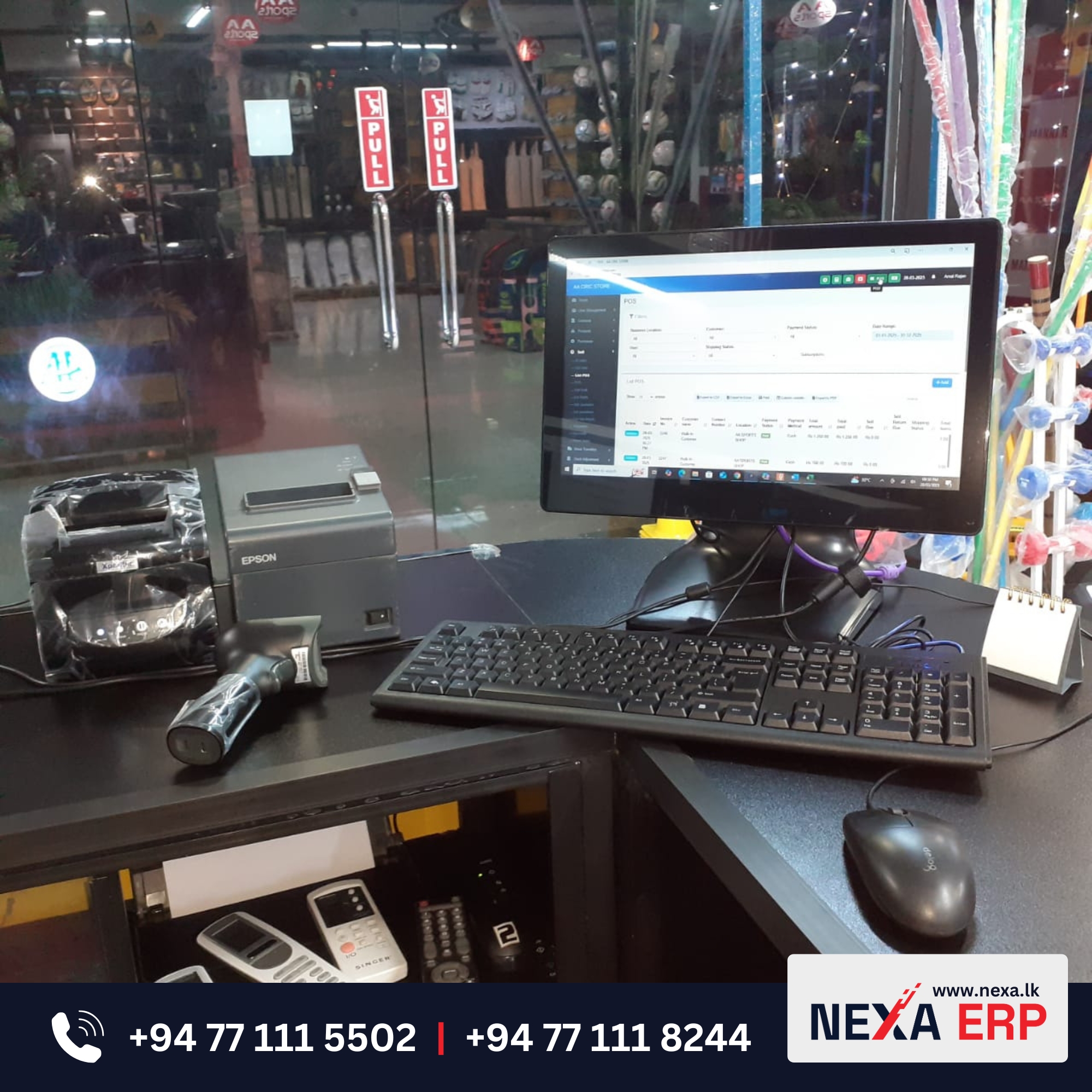 AA Sports Shop has partnered with us for POS Billing Solutions