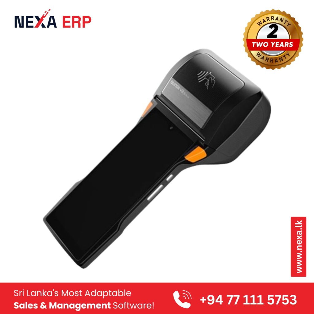 SUNMI V2 Plus Handheld POS - Smart POS with 80mm Inbuilt Printer & 2D Scanner