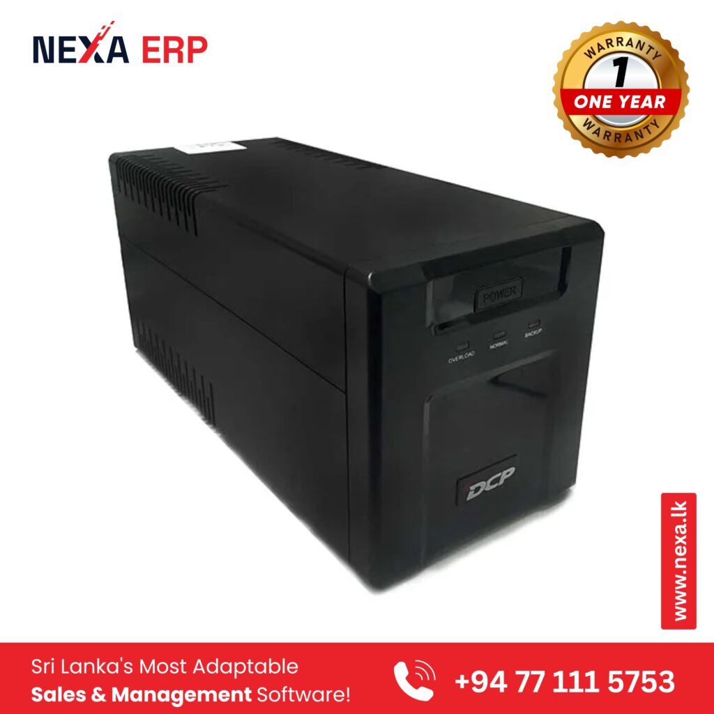 D1200 Line Interactive UPS - 1200VA / 720W | Reliable Power Backup with AVR & Surge Protection