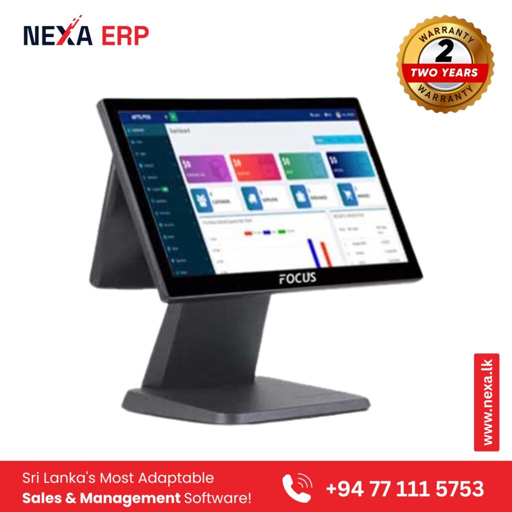 FOCUS POS Terminal FC-T3 Dual Screen - 15.6″ + 11.6″ Touch POS System | Core i5