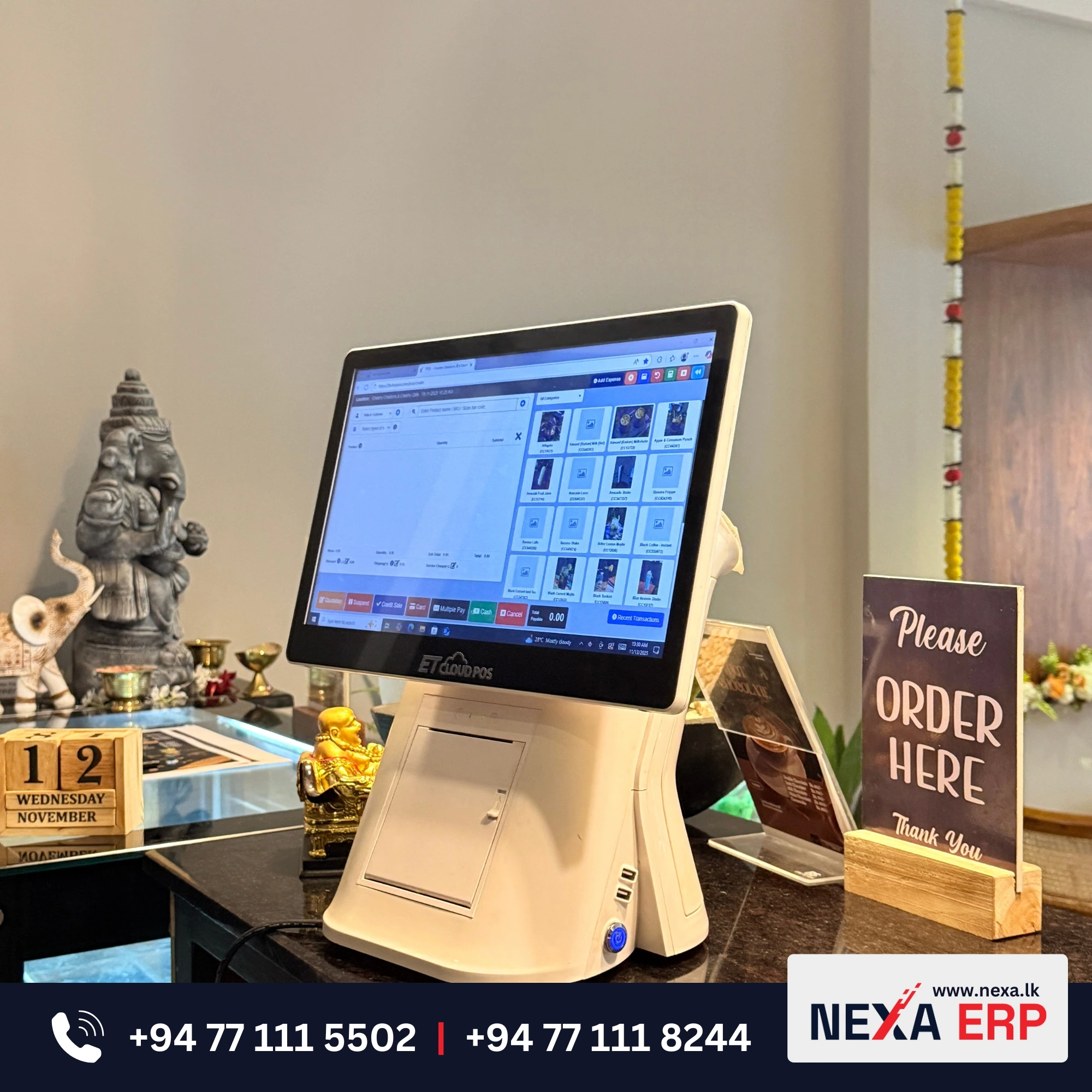 NEXA ERP Helps Creamy Creations & Creamy Café Manage Billing, Stock & Sales in Jaffna